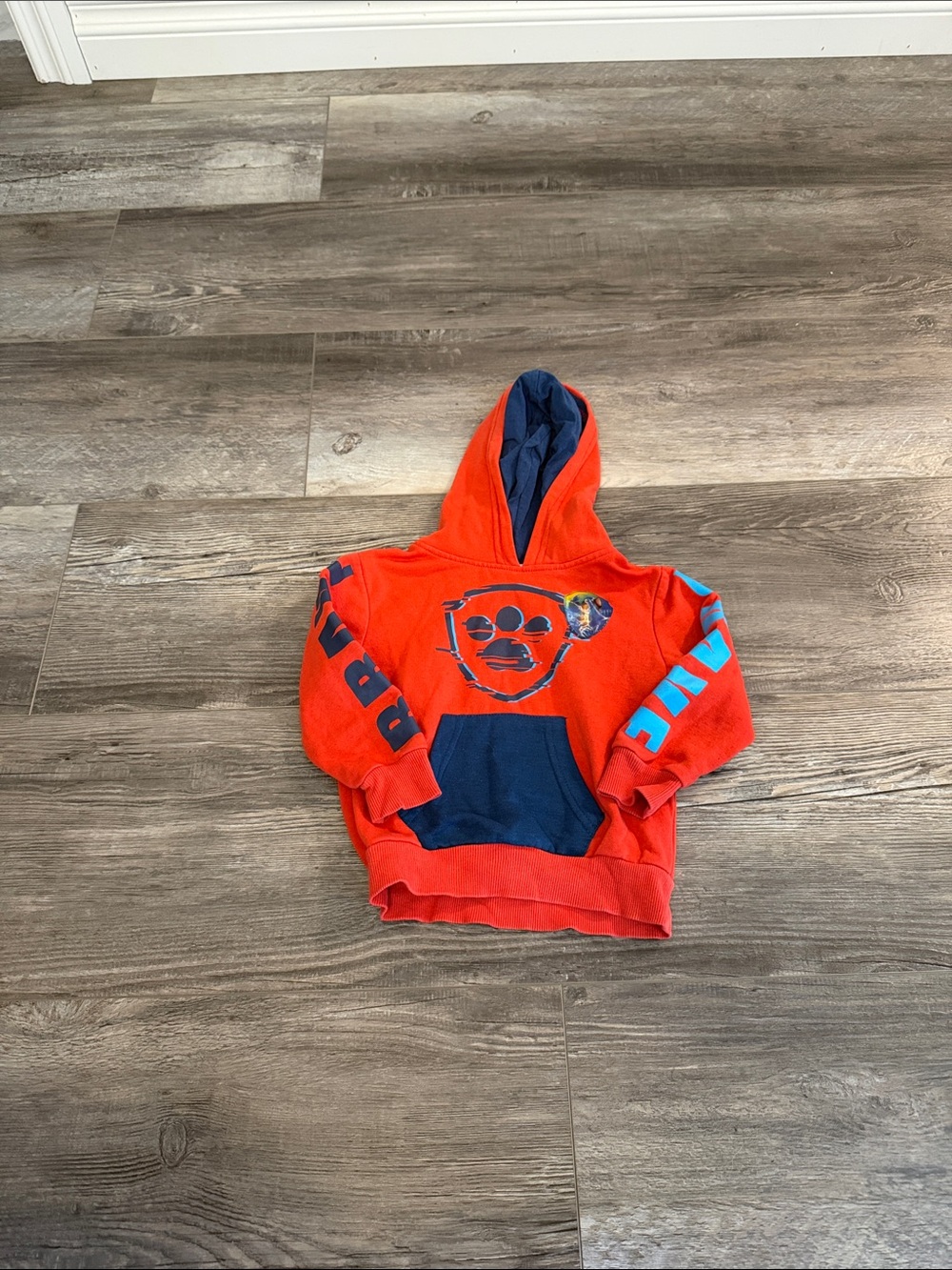 Nickelodeon Kids Red & Navy Hooded Sweatshirt with Graphic